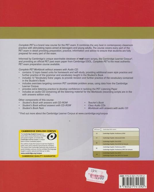 Complete PET Workbook without answers with Audio CD - Peter May,Amanda Thomas - 2