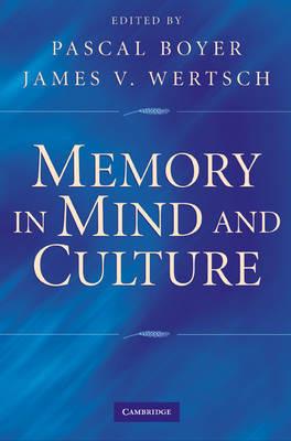 Memory in Mind and Culture - cover