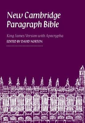 New Cambridge Paragraph Bible with Apocrypha, KJ590:TA: Personal size - cover