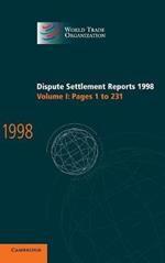 Dispute Settlement Reports 1998: Volume 1, Pages 1-231