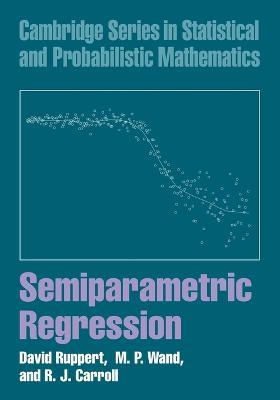Semiparametric Regression - David Ruppert,M. P. Wand,R. J. Carroll - cover