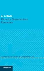 Minority Shareholders' Remedies