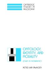 Ontology, Identity, and Modality: Essays in Metaphysics