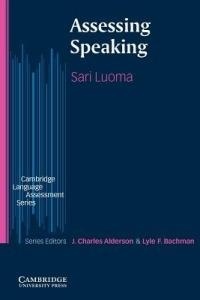 Assessing Speaking - Sari Luoma - cover
