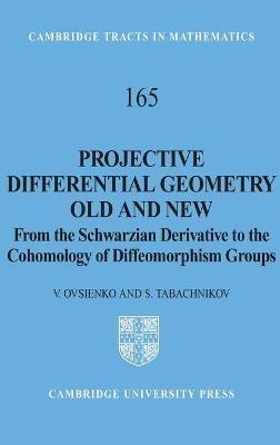 Projective Differential Geometry Old and New: From the Schwarzian Derivative to the Cohomology of Diffeomorphism Groups - V. Ovsienko,S. Tabachnikov - cover
