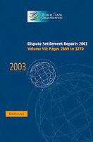 Dispute Settlement Reports 2003 - cover