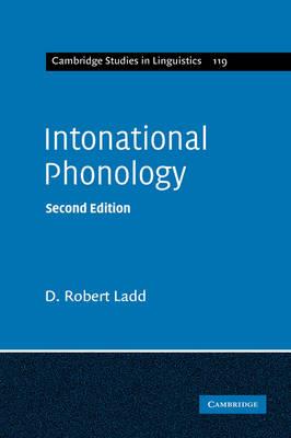 Intonational Phonology - D. Robert Ladd - cover