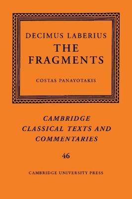 Decimus Laberius: The Fragments - cover