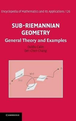 Sub-Riemannian Geometry: General Theory and Examples - Ovidiu Calin,Der-Chen Chang - cover