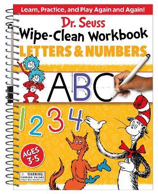 Dr. Seuss Wipe-Clean Workbook: Letters and Numbers: Activity Workbook for Ages 3-5 - Dr. Seuss - cover