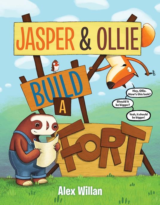 Jasper & Ollie Build a Fort - Alex Willan - ebook