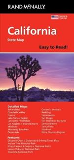 Rand McNally Easy to Read: California State Map