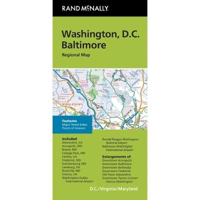 Rand McNally Washington DC/Baltimore MD Regional Map - Rand McNally - cover