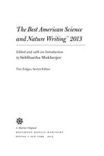 The Best American Science And Nature Writing 2013