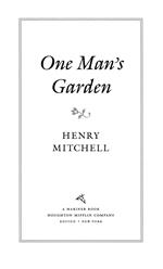 One Man's Garden