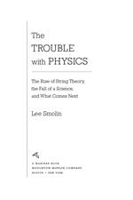 The Trouble With Physics