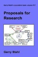 Proposals for Research - Gerry Stahl - cover