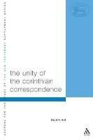 Unity of Corinthian Correspondence - David R. Hall - cover