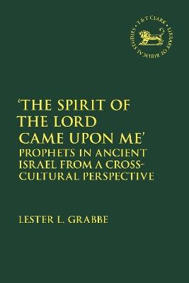 The Spirit of the Lord Came Upon Me': Prophets in Ancient Israel from a Cross-Cultural Perspective - Lester L. Grabbe - cover