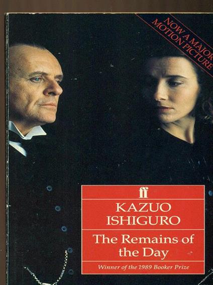 The remains of the day - Kazuo Ishiguro - copertina