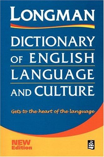 Dictionary english language and culture - copertina