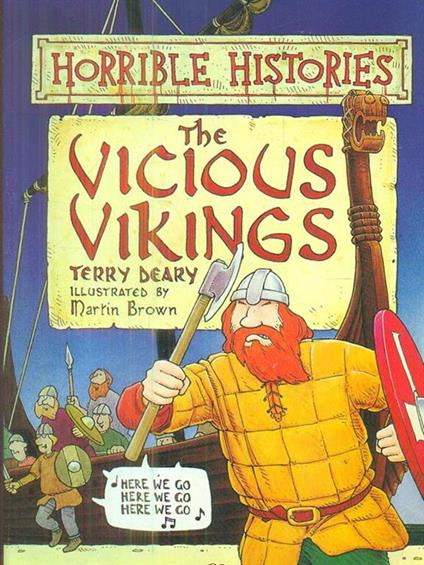 The vicious Vikings - Terry Deary - copertina