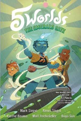 5 Worlds Book 5: The Emerald Gate - Mark Siegel,Alexis Siegel - cover