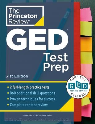 Princeton Review GED Test Prep: 2 Practice Tests + Review & Techniques + Online Features - Princeton Review - cover