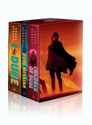 Frank Herbert's Dune Saga 3-Book Deluxe Hardcover Boxed Set: Dune, Dune Messiah, and Children of Dune - Frank Herbert - cover