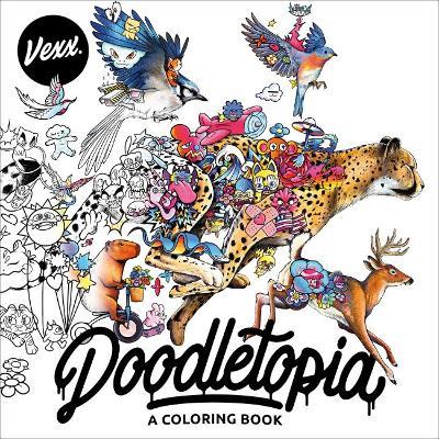 Doodletopia: A Coloring Book - Vexx - cover