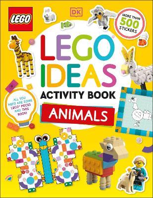 LEGO Ideas Activity Book Animals: Packed with LEGO Building and Sticker Activities and Fun Facts. With 500+ Stickers! - DK - cover