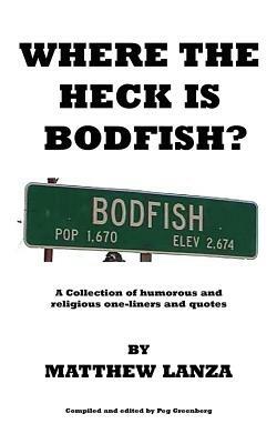 Where the Heck is Bodfish?: A Collection of humorous and religious one-liners and quotes - Matthew Lanza - cover