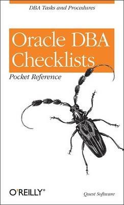 Oracle DBA Checklists Pocket Reference - Quest Software - cover