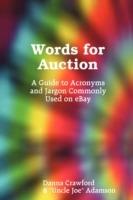 Words for Auction - Danna Crawford,"Uncle Joe" Adamson - cover