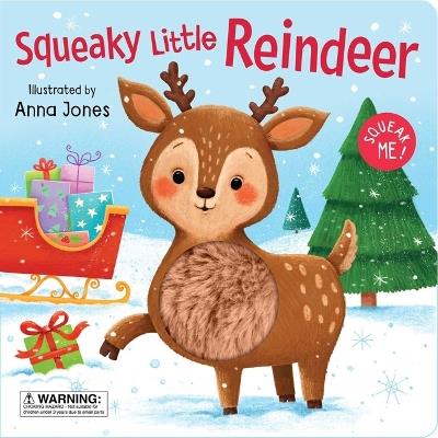 Squeaky Little Reindeer: Board Book with Squeaky Plush Toy - cover