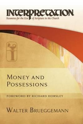 Money and Possessions - Walter Brueggemann - cover