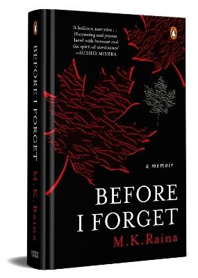 Before I Forget: A Memoir - Maharaj Krishen Raina - cover