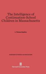 The Intelligence of Continuation-School Children in Massachusetts