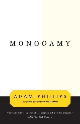 Monogamy - Adam Phillips - cover