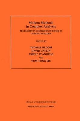 Modern Methods in Complex Analysis (AM-137), Volume 137: The Princeton Conference in Honor of Gunning and Kohn. (AM-137) - cover