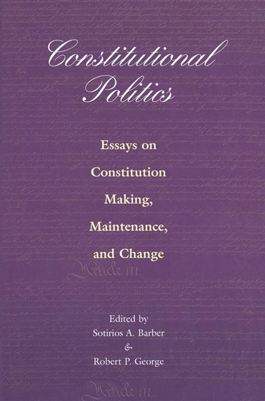 Constitutional Politics