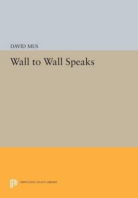 Wall to Wall Speaks - David Mus - cover