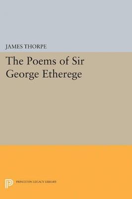 The Poems of Sir George Etherege - cover
