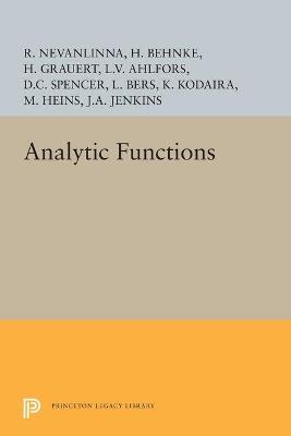Analytic Functions - Lars Valerian Ahlfors - cover