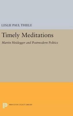 Timely Meditations: Martin Heidegger and Postmodern Politics - Leslie Paul Thiele - cover