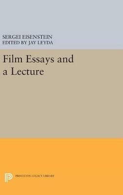Film Essays and a Lecture - Sergei Eisenstein - cover