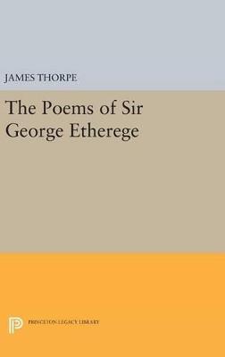 The Poems of Sir George Etherege - cover