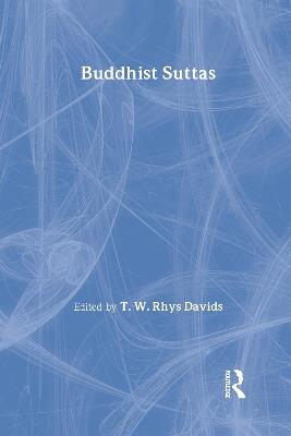 Buddhist Suttas - F. Max Muller - cover