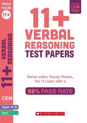 11+ Verbal Reasoning Tests Ages 10-11 - Tracey Phelps - cover