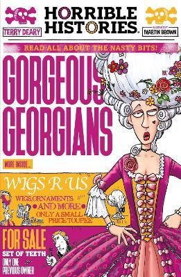 Gorgeous Georgians (newspaper edition) - Terry Deary - cover